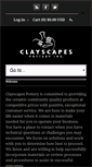 Mobile Screenshot of clayscapespottery.com
